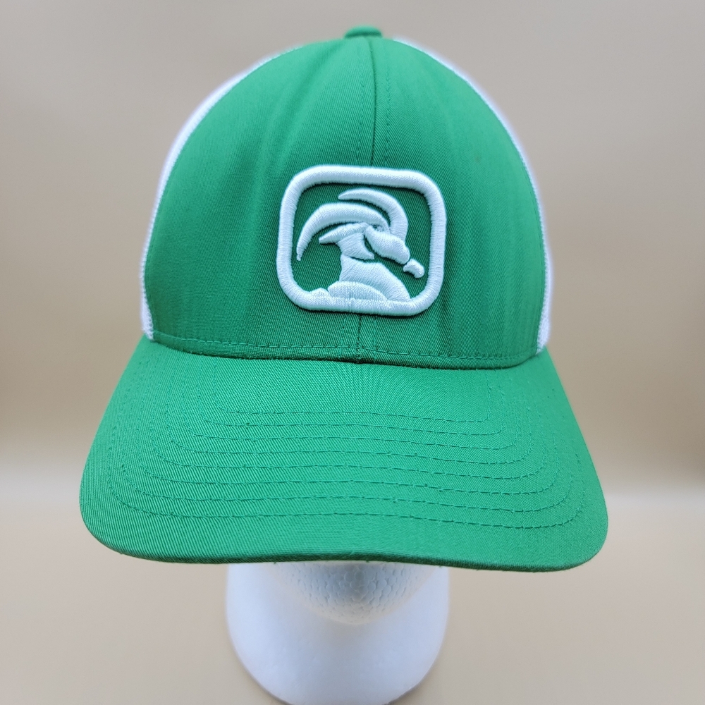 Kings Creek Boy's Trucker Hat Cap Green White 104C Pro Model Boys Girl's Outdoor